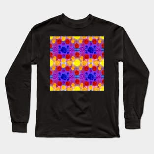 Bright and Colourful Rainbow Roses Long Sleeve T-Shirt